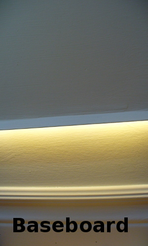 baseboard lighting